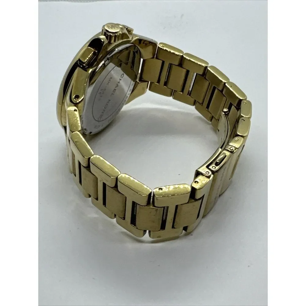 Michael Kors Camille MK5635 Womens Gold Stainless Steel Dial Quartz Watch JNA783